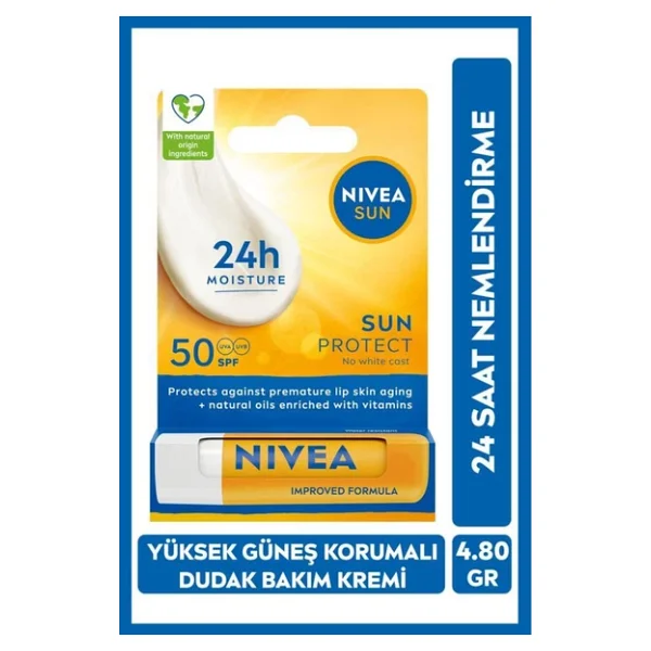 Nivea 50 Faktör 4.8 Gr Dudak Kremi - Görsel 4