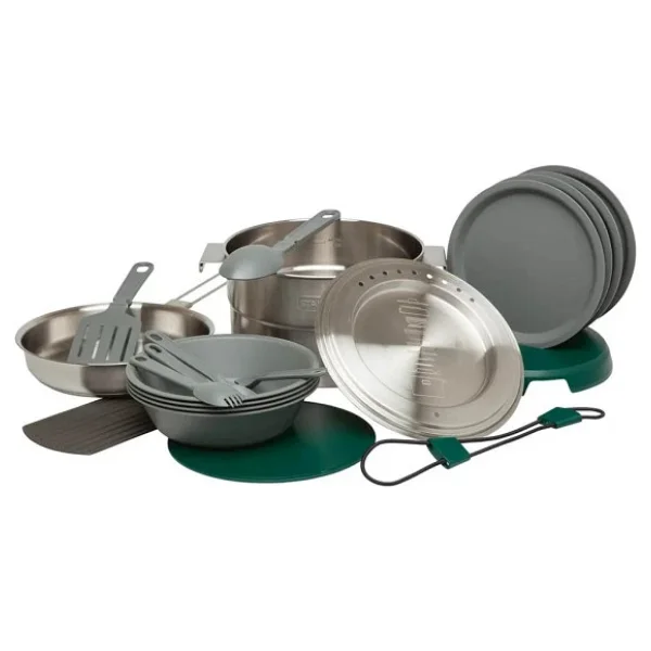 The Full Kitchen Base Camp Cook Set - Paslanmaz Çelik Kamp Pişirme Seti 3.5l 3.7qt - Görsel 3