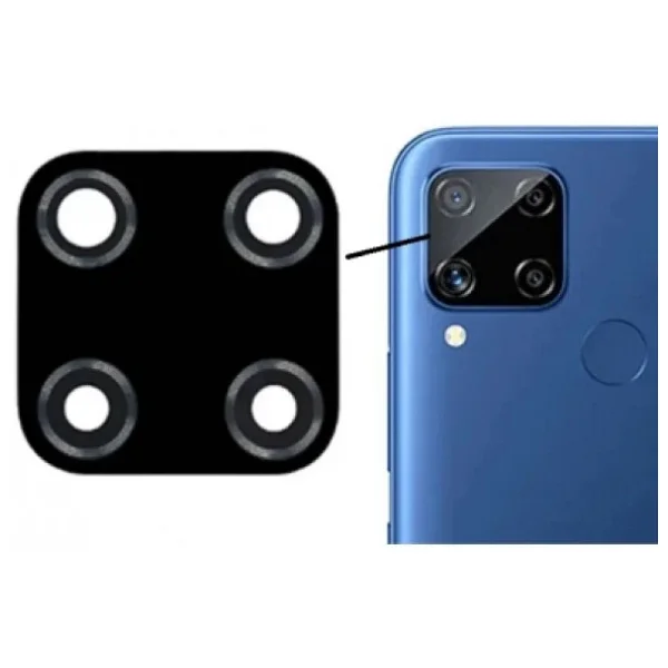 Realme C15 Kamera Lens Camı - Görsel 3