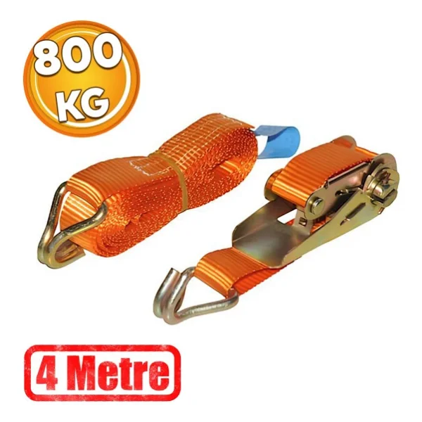 Spanzet Yük Gerdirme Eşya Sabitleme Halatı Cırcırlı Gırgır 800 Kg 4 Metre Sg27-4 Ratchet Strap - Görsel 6