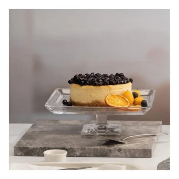 Paşabahçe Madlen 950007 24 Cm Kare Ayaklı Servis Tabağı - Görsel 7