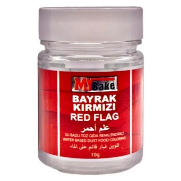 My Bake Su Bazlı Bayrak Kırmızı Gıda Boyası 10 Gr - Görsel 3