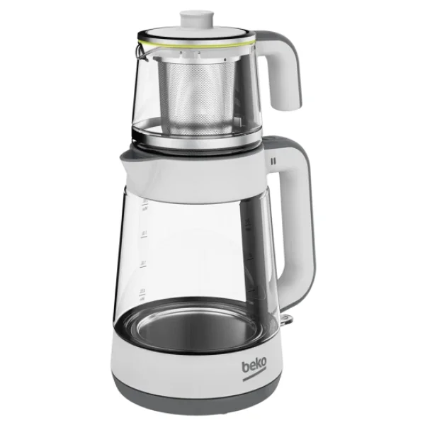Beko Cm 5964 Floral Beyaz 1900 W Cam Demlikli Çay Makinesi - Görsel 6