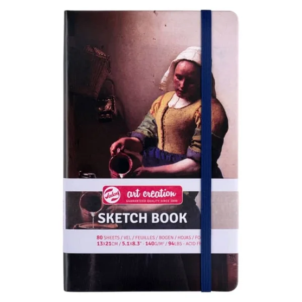 Talens Art Creation Sketchbook Sert Kapak Eskiz Defteri 140 Gr 13X21 Cm 80 Yp Milkmaid - Görsel 4