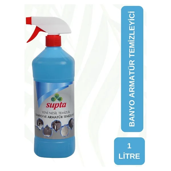 Supta Mavi Su Banyo Armatür Kireç Çözücü 1 Litre - Görsel 3