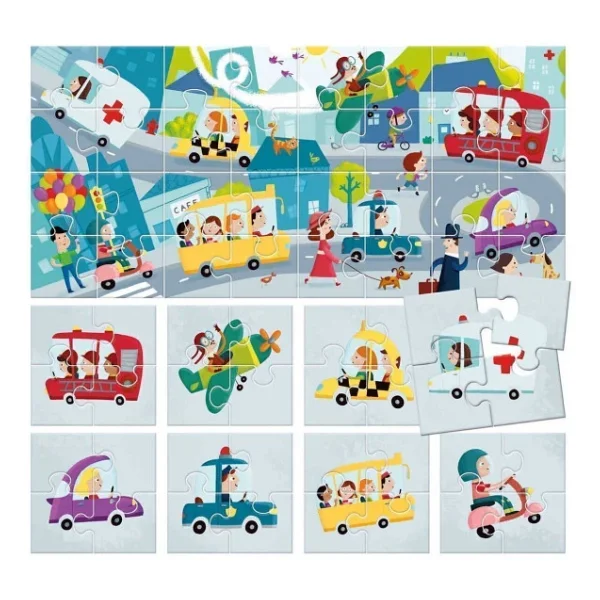 Headu 8+1 Çift Taraflı Şehir Puzzle - Görsel 8