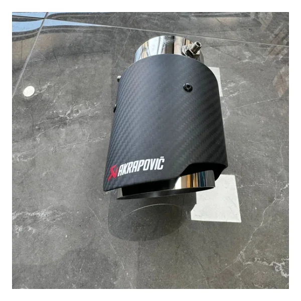 Ayarlanabilir Akrapoviç Eksoz Ucu 90mm Tekli Açık Ağızlı - Görsel 7