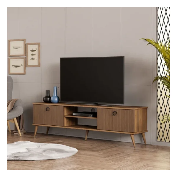 Mezza 1370 Lexus 180 Cm (Ahşap Ayaklı) TV Ünitesi Ürgüp - Kaplan - Görsel 5