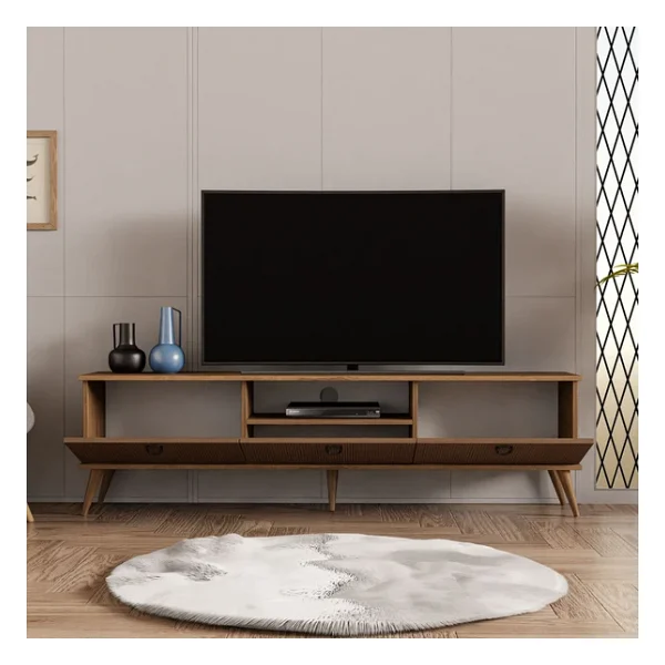 Mezza 1370 Lexus 180 Cm (Ahşap Ayaklı) TV Ünitesi Ürgüp - Kaplan - Görsel 4
