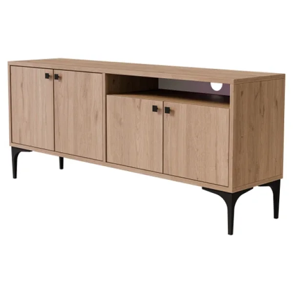 Mezza 1546 Artemis 139 Cm Tv Ünitesi Sepet Rengi - Görsel 9