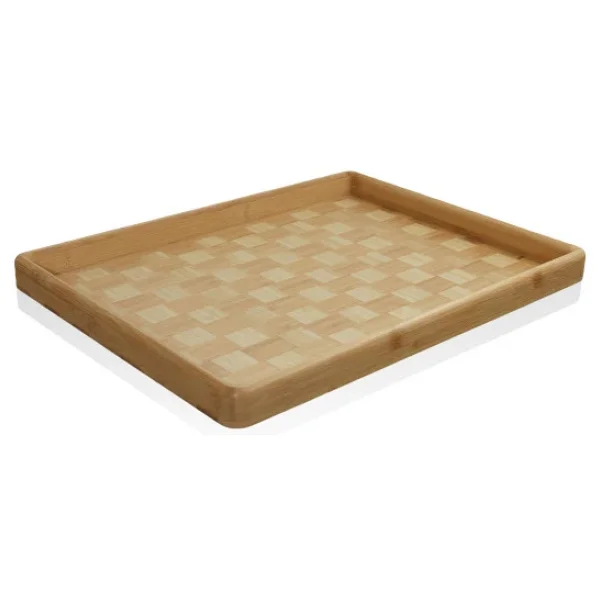 The Mia Wicker Tps0067 40x31 Cm Bambu Tepsi - Görsel 4