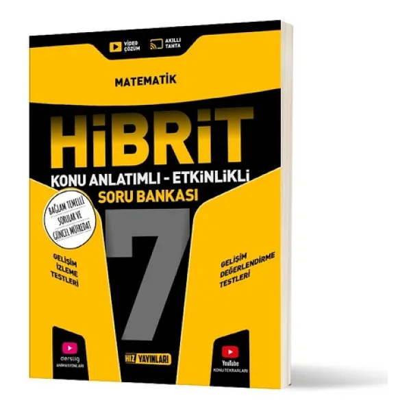 Hız Yayınları 7. Sınıf Hibrit Matematik Soru Bankası - Görsel 6