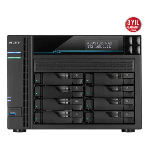 Asustor Lockerstor 8 As6508t 8 GB 10 Yuvalı Nas Depolama Ünitesi - Görsel 5