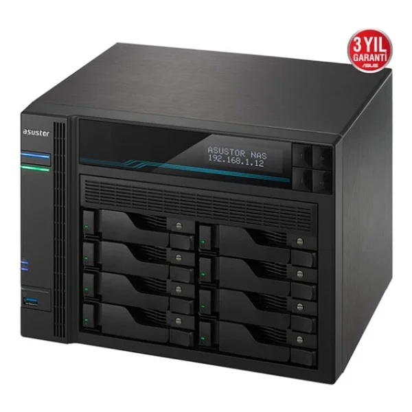 Asustor Lockerstor 8 As6508t 8 GB 10 Yuvalı Nas Depolama Ünitesi - Görsel 6