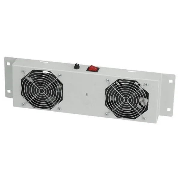 Ager Duvar Tipi 2li Termostatlı Beyaz Fan Modülü An-F2t-A-B1 - Görsel 4