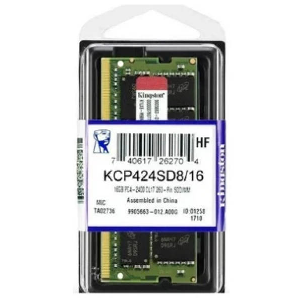 Kingston 16 GB 2400 MHz Cl17 Sodımm Kcp424sd8/16 DDR4 RAM - Görsel 6