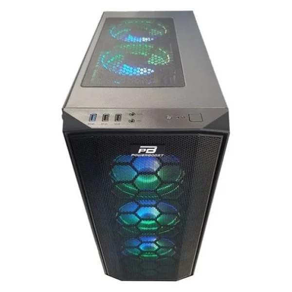 Power Boost X58rgb RGB Fanlı Atx Oyuncu Kasası - Görsel 6