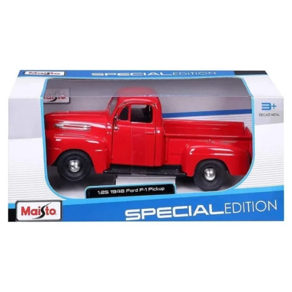Maisto 1:24 1948 Model Ford F-1 Pickup Model Araba - Görsel 6