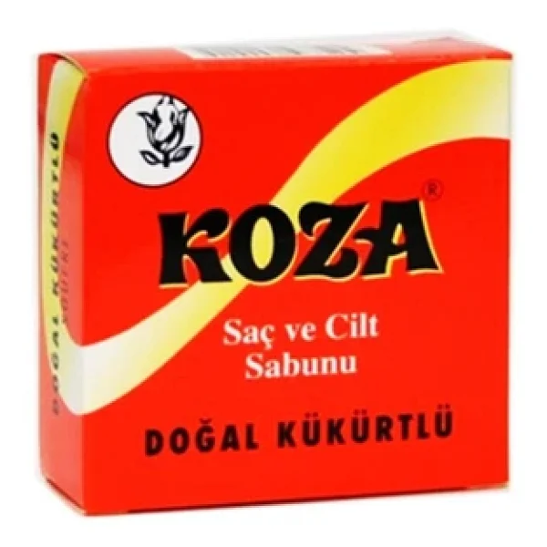 Koza Doğal Kükürtlü 100 Gr Sabun - Görsel 7