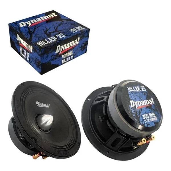Dynamat Kıller-25 Oto Midrange 25cm 350 Watt 2 Adet - Görsel 3