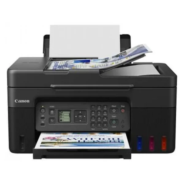Canon Pixma G4470 Wi-Fi + Tarayıcı + Fotokopi + Faks Renkli Çok Fonksiyonlu Mürekkep Püskürtmeli Yazıcı - Orjinal Mürekkepli - Görsel 5