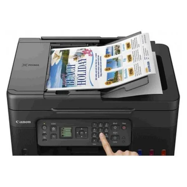 Canon Pixma G4470 Wi-Fi + Tarayıcı + Fotokopi + Faks Renkli Çok Fonksiyonlu Mürekkep Püskürtmeli Yazıcı - Orjinal Mürekkepli - Görsel 6