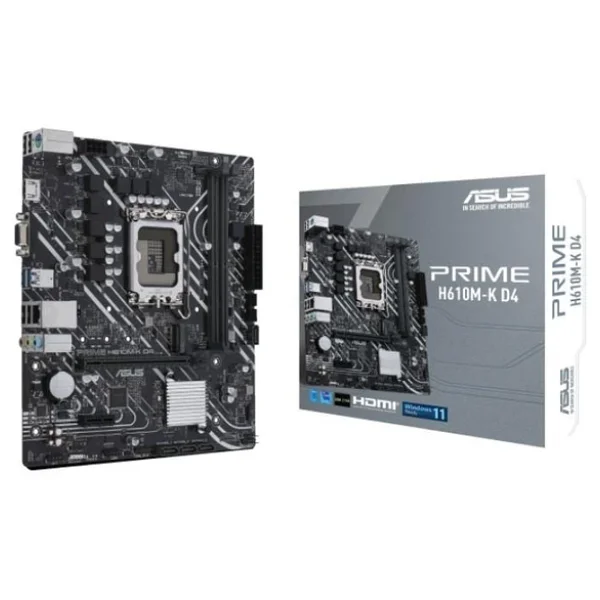 Asus Prime H610m-K D4 Intel Lga1700 DDR4 Micro Atx Anakart - Görsel 6