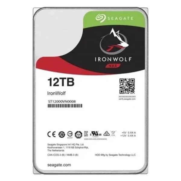 Seagate Ironwolf Nas St12000vn0008 Sata 3.0 7200 Rpm 3.5" 12 TB Harddisk - Görsel 6