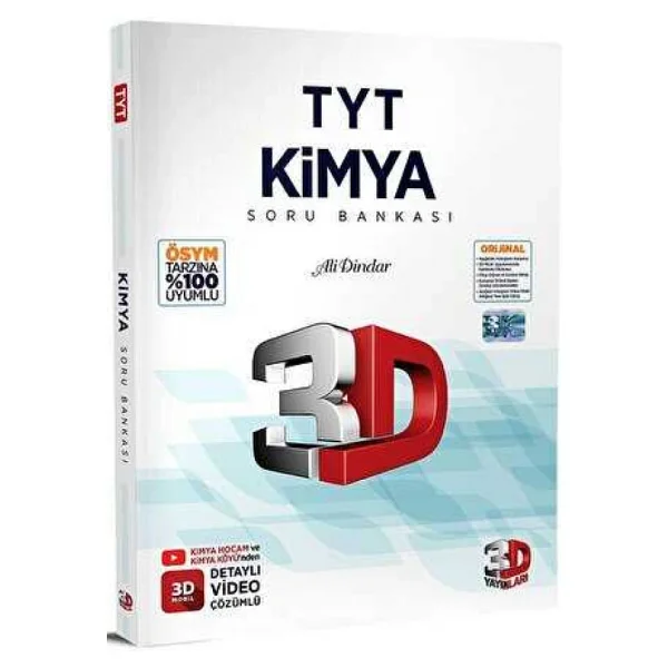3d Yayınları Tyt Kimya Soru Bankası - Görsel 6
