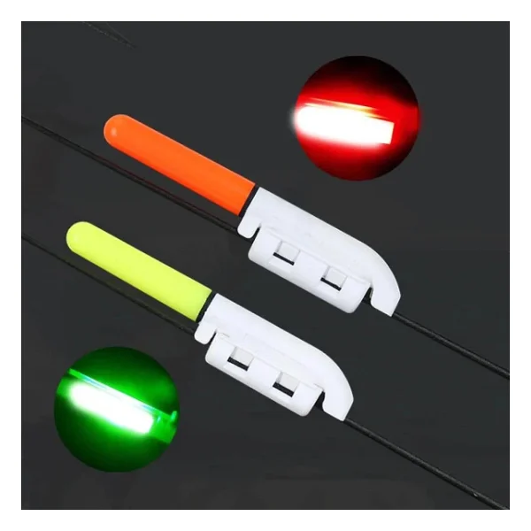 Valkyrie 2 Adet Şarjlı LED Kamış Olta Ucu Işığı Su Geçirmez USB Evrensel Uyumlu Gece Balıkçılığı - Görsel 7