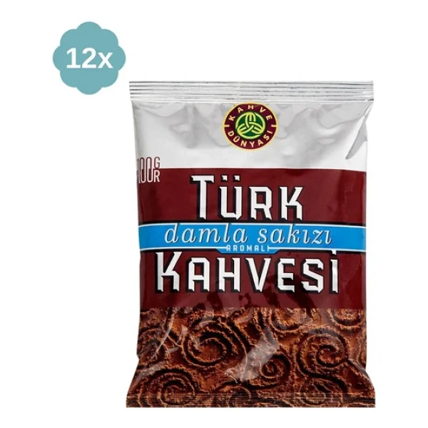 Kahve Dünyası Damla Sakızlı Türk Kahvesi 100 Gr 12'li - Görsel 4
