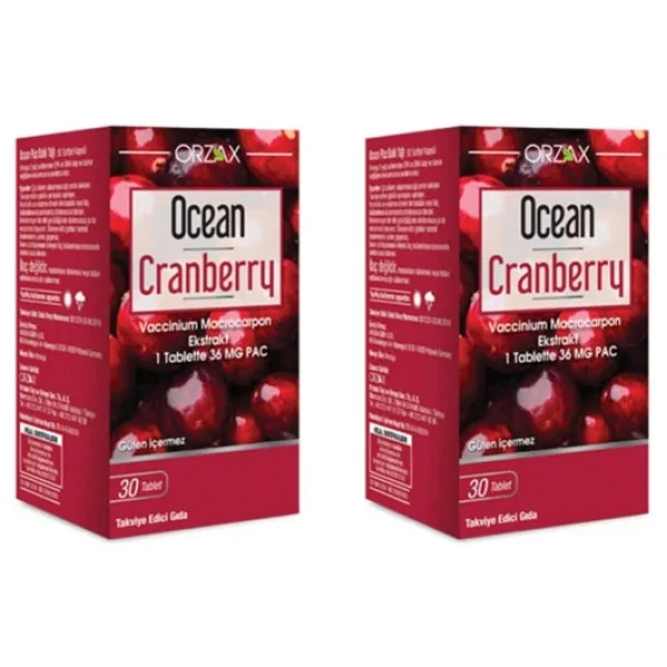 Ocean Cranberry 30 Tablet 2 Adet - Görsel 3