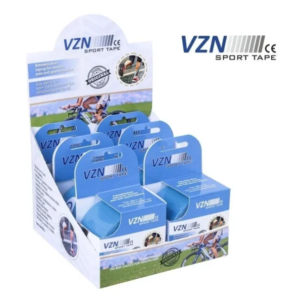 Vzn Sport Tape Mavi Renk Kinesio Ağrı Bandı 5 Metre X 5 Cm - Görsel 2