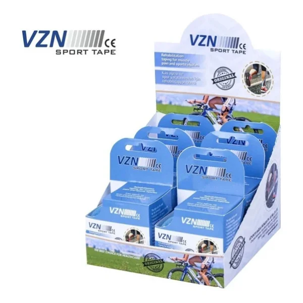 Vzn Sport Tape Mavi Renk Kinesio Ağrı Bandı 5 Metre X 5 Cm - Görsel 4