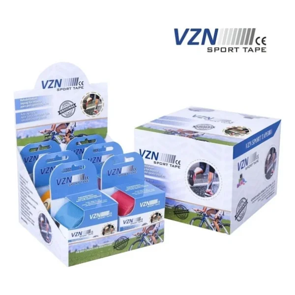 Vzn Sport Tape Mavi Renk Kinesio Ağrı Bandı 5 Metre X 5 Cm - Görsel 5