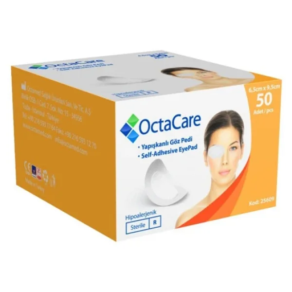 Octacare Steril 50'li 4 Adet Göz Kapama Bandı - Görsel 3