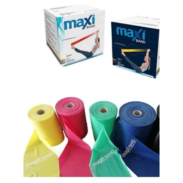 Maxi Pilates & Yoga Egzersiz Bandı , Theraband Yeşil Renk1.5 Mt - Görsel 3