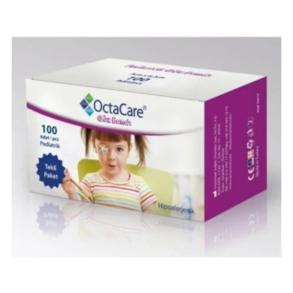 Octacare Pediatrik Kız 100'lü Göz Kapama Bandı - Görsel 3