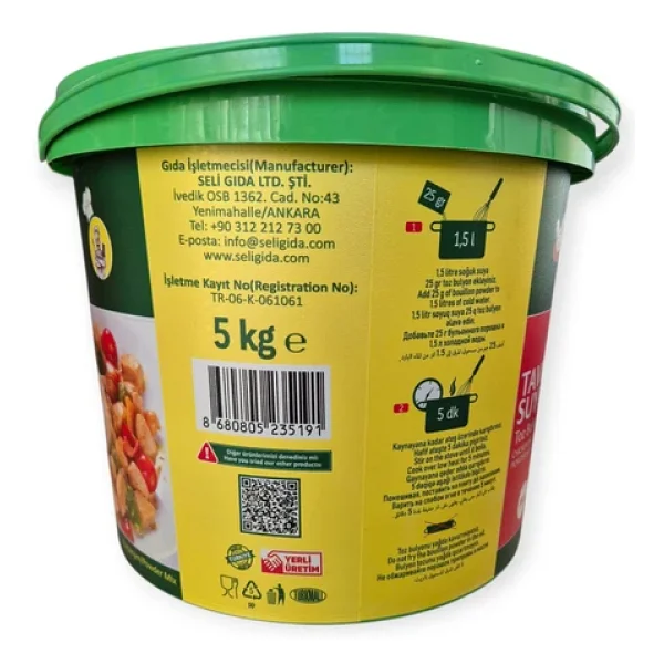 Seli Tavuk Suyu Toz Bulyon 5 Kg - Görsel 2