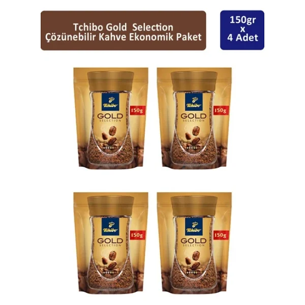 Tchibo Gold Selection Granül Kahve 150 Gr 4''lü - Görsel 3