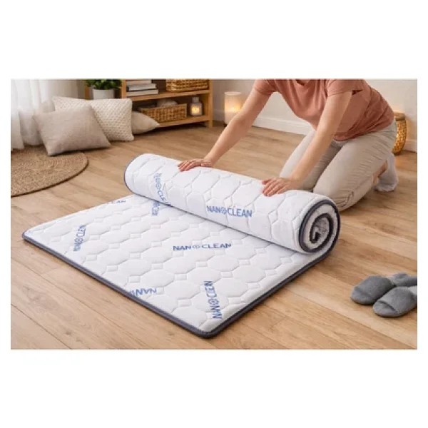 Artex Nano 5cm Sünger Şilte 100x200 Ped Yatak Şiltesi Pedi Topper Katlanabilir Katlanır Beyaz - Görsel 7