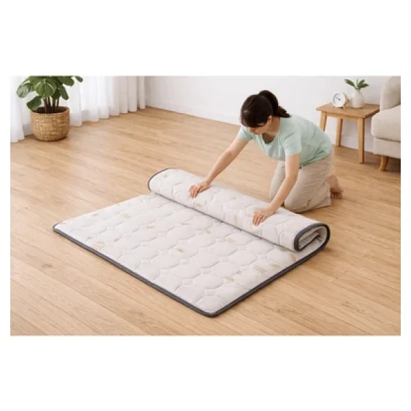 Artex Cotton 5cm Sünger Şilte 100x200 Ped Yatak Şiltesi Pedi Topper Katlanabilir Katlanır Beyaz - Görsel 9
