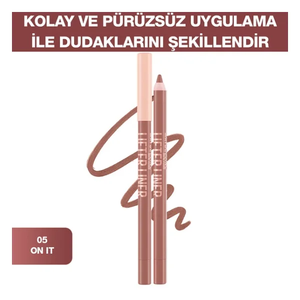 Maybelline New York Lifter Liner 005 On It Dudak Kalemi - Görsel 3