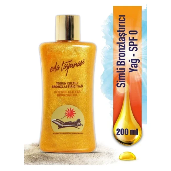 Eda Taşpınar Yoğun Işıltılı 200 Ml Bronzlaştırıcı Yağ - Görsel 2