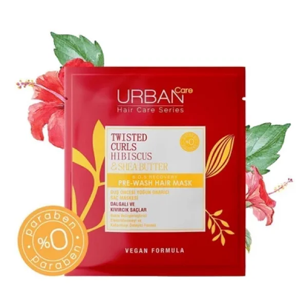 Urban Care Twisted Curls Hibiscus Ve Shea Yağı Duş Öncesi Sos Onarıcı Saç Bakım Maskesi 50 Ml - Görsel 5