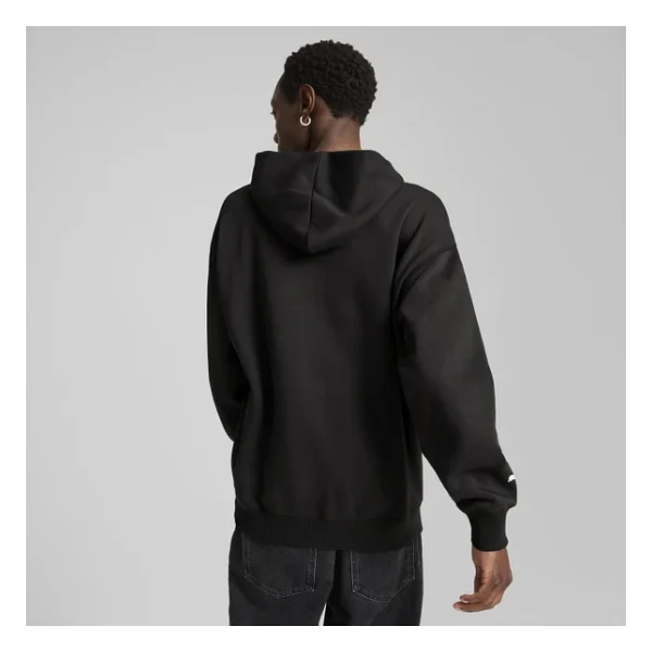 Puma Scuderia Ferrari Bigshield 627054-01 Kapüşonlu Siyah Erkek Sweatshirt - Görsel 8