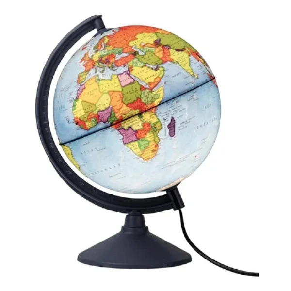 Gürbüz Işıklı Siyasi Küre 20 Cm - Görsel 3