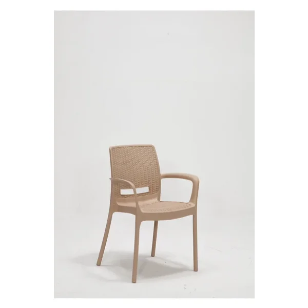 Sandalie 4 Adet Rattan Lüx Cappucino Sandalye / Balkon-Bahçe-Teras - Görsel 3