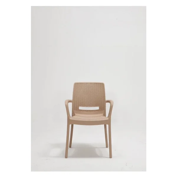 Sandalie 4 Adet Rattan Lüx Cappucino Sandalye / Balkon-Bahçe-Teras - Görsel 4
