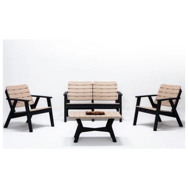 Sandalie Sera 2+1+1+Sehpa Mindersiz Bahçe & Balkon Takımı - Görsel 4